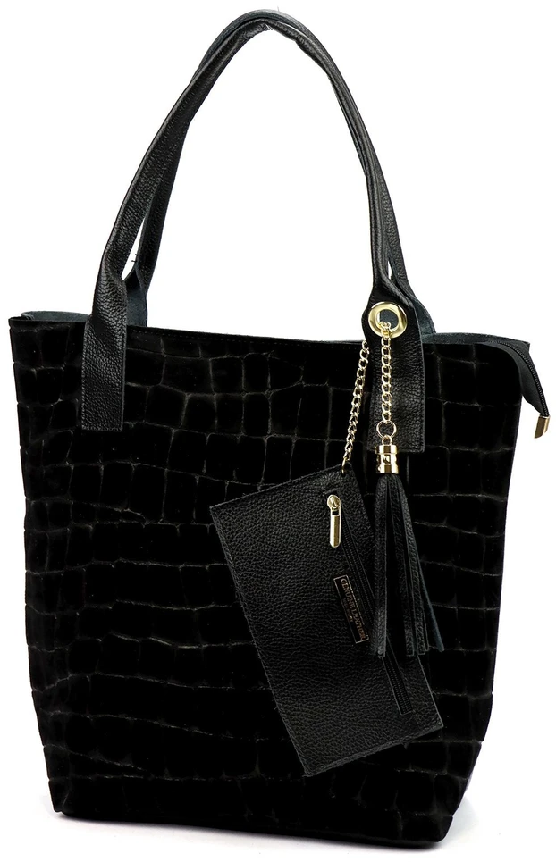 Odinė rankinė per petį Luka 26-036 CROCO