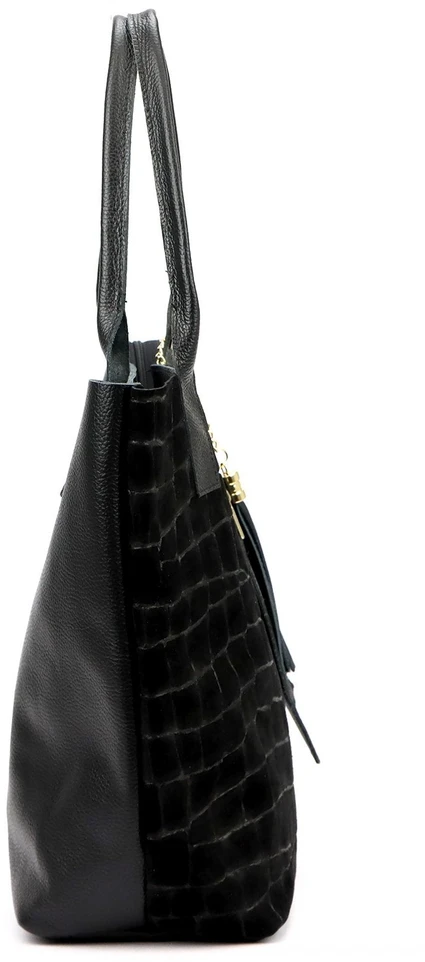 Odinė rankinė per petį Luka 26-036 CROCO