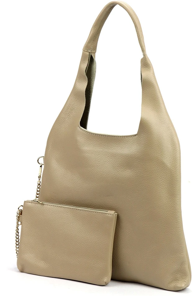 Odinė moteriška shopper rankinė su etui Luka 26-096 DOLLARO