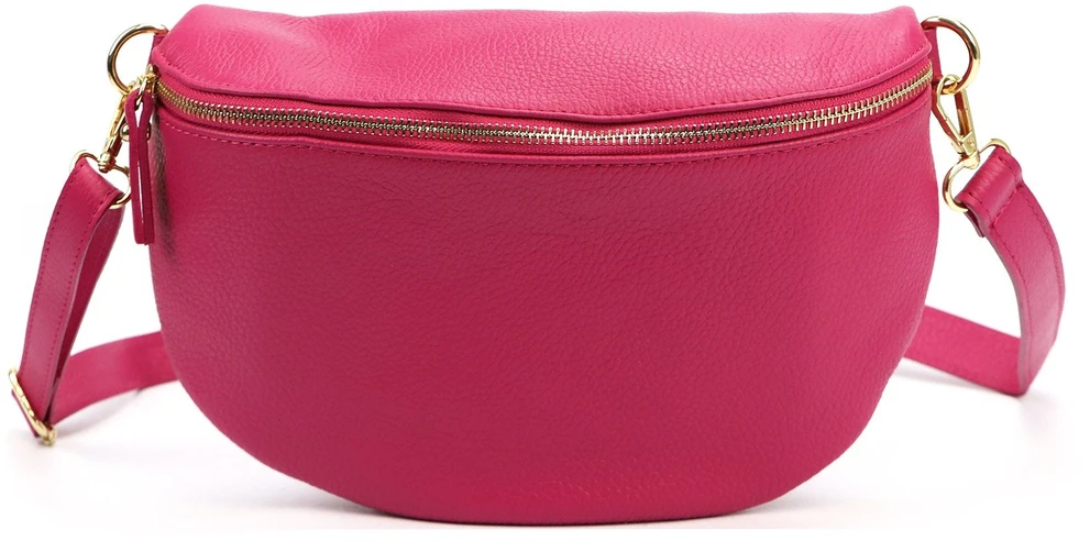 Vera Pelle Torebka Damska Listonoszka Skóra Naturalna Nerka Crossbody