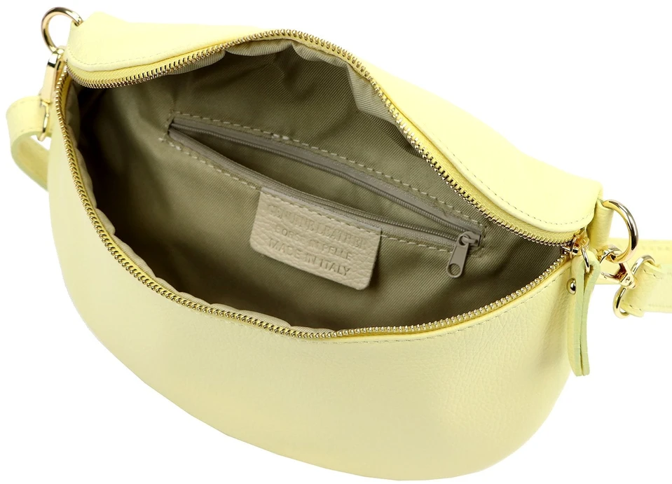 Vera Pelle Torebka Damska Listonoszka Skóra Naturalna Nerka Crossbody