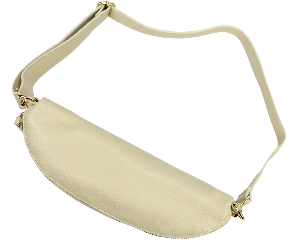 Vera Pelle Torebka Damska Listonoszka Skóra Naturalna Nerka Crossbody
