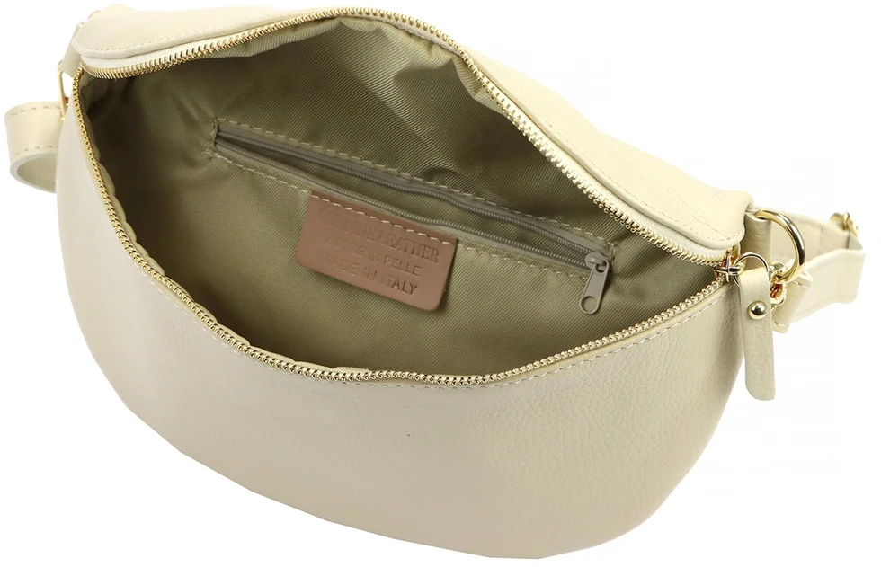 Vera Pelle Torebka Damska Listonoszka Skóra Naturalna Nerka Crossbody