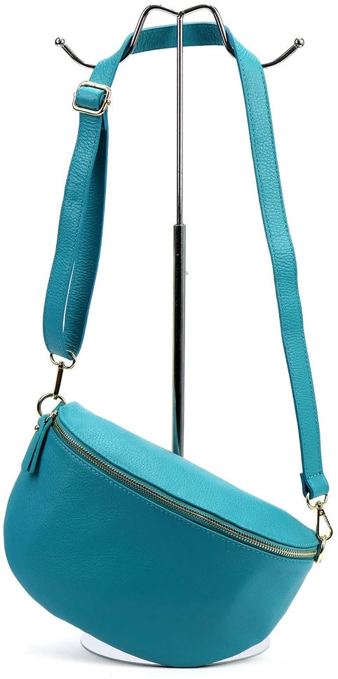 Vera Pelle Torebka Damska Listonoszka Skóra Naturalna Nerka Crossbody