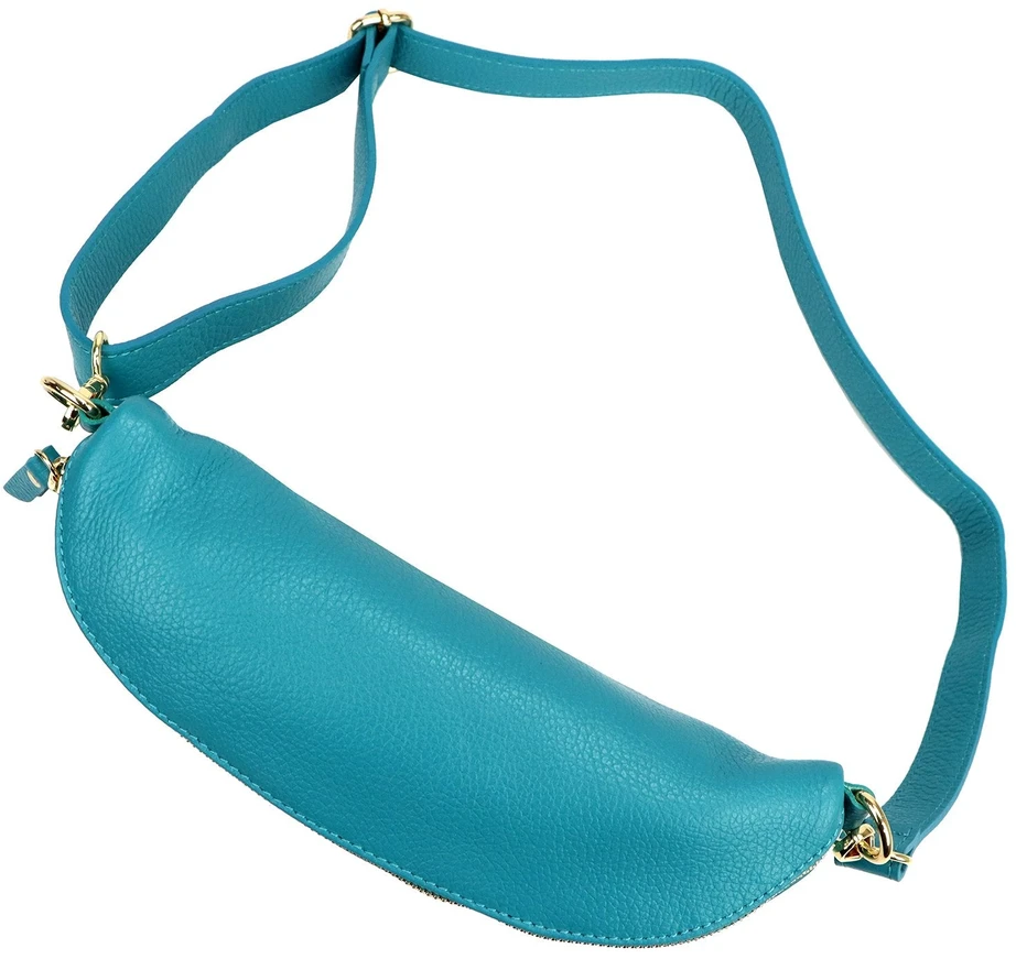 Vera Pelle Torebka Damska Listonoszka Skóra Naturalna Nerka Crossbody