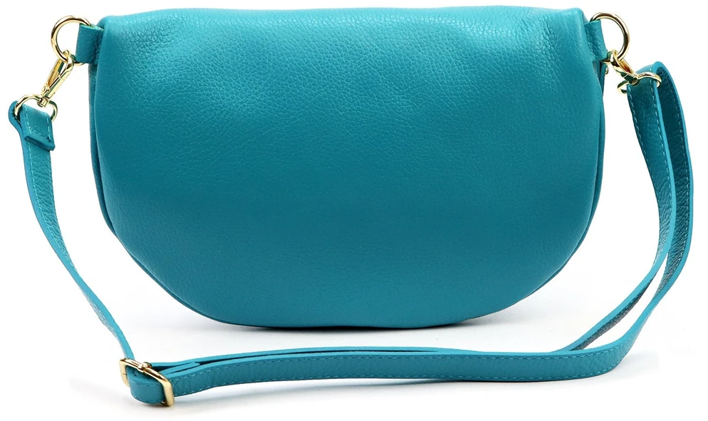 Vera Pelle Torebka Damska Listonoszka Skóra Naturalna Nerka Crossbody