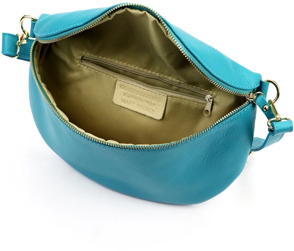Vera Pelle Torebka Damska Listonoszka Skóra Naturalna Nerka Crossbody