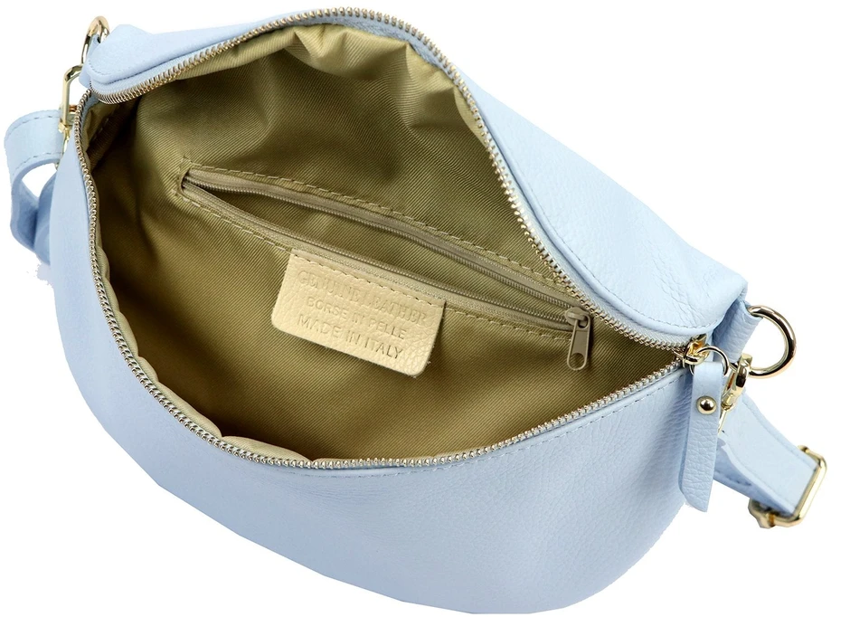 Vera Pelle Torebka Damska Listonoszka Skóra Naturalna Nerka Crossbody