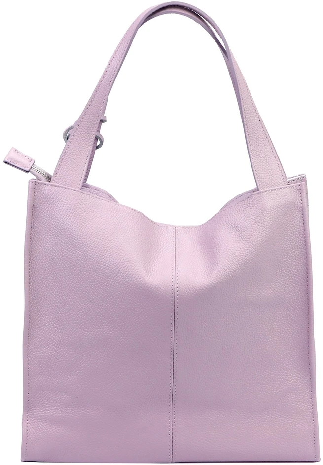 Vera Pelle Torebka Damska Shopperbag Skórzana Średnia na Ramię do Ręki