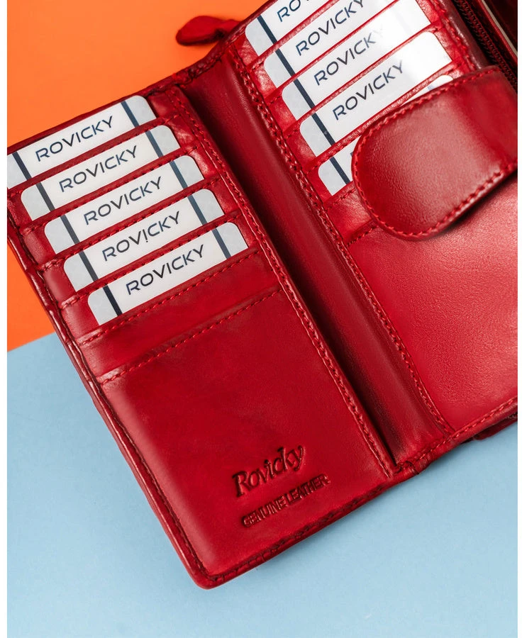 Madinga moteriška piniginė „Rovicky“ su duomenų apsauga (RFID) ST6