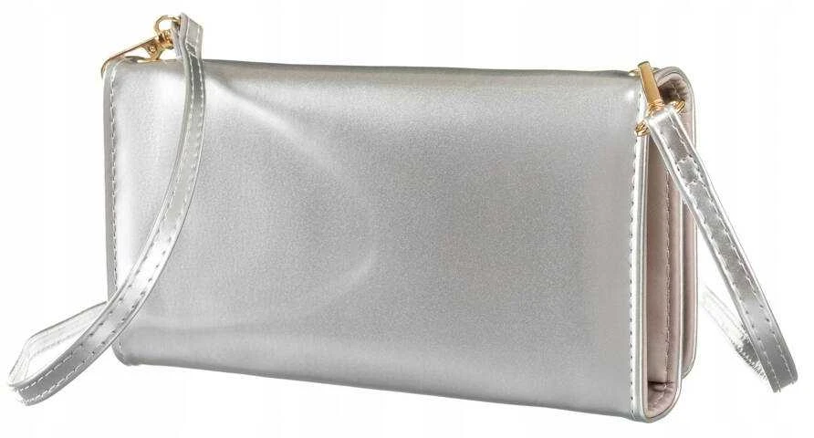Maža elegantiška rankinė Rovicky, sidabrinė R01