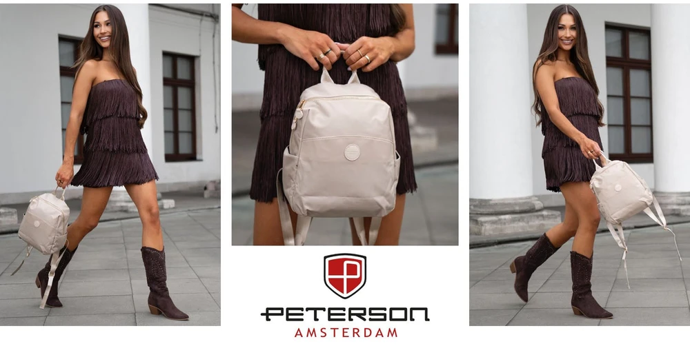 Maža kuprinė moterims Peterson, smėlio K45