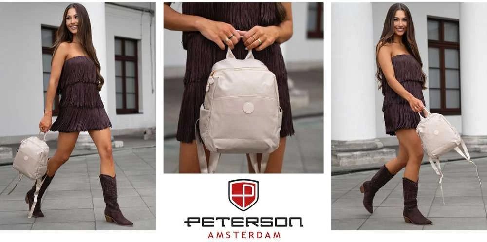 Maža kuprinė moterims Peterson, smėlio K45