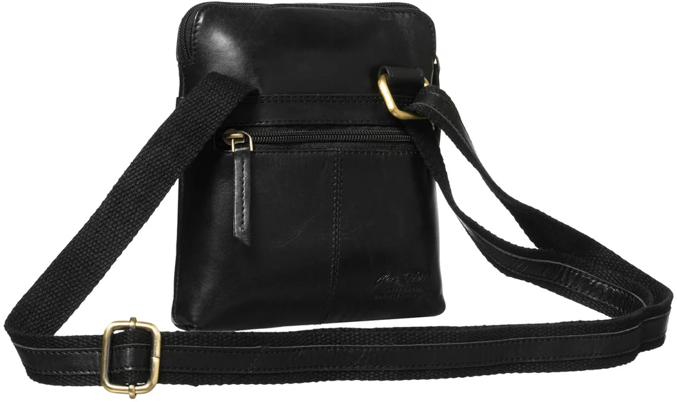 Maža vyriška odinė crossbody rankinė Peterson, ruda AX22