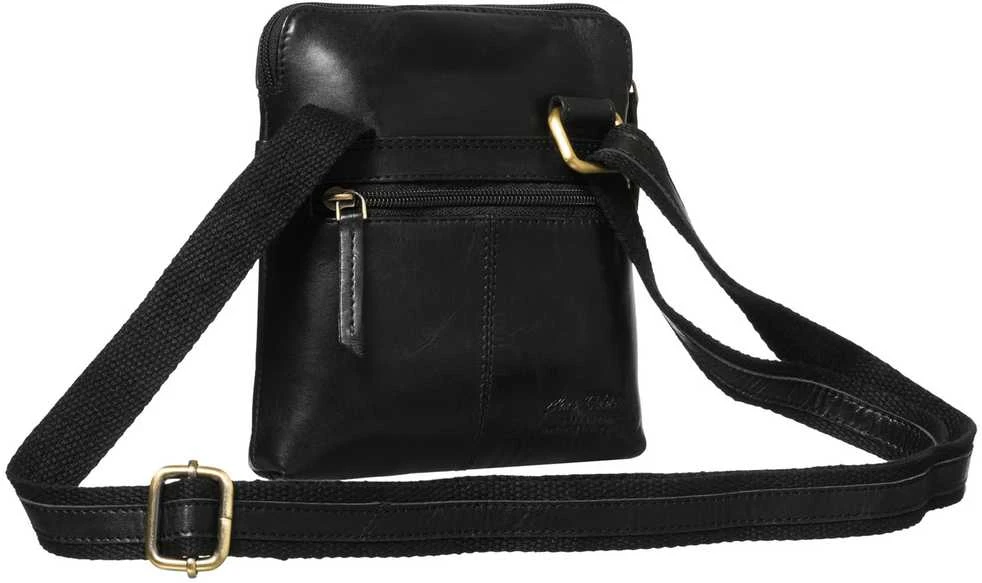 Maža vyriška odinė crossbody rankinė Peterson, ruda AX22