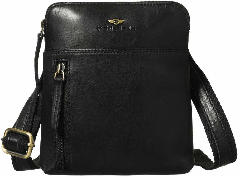 Maža vyriška odinė crossbody rankinė Peterson, ruda AX22