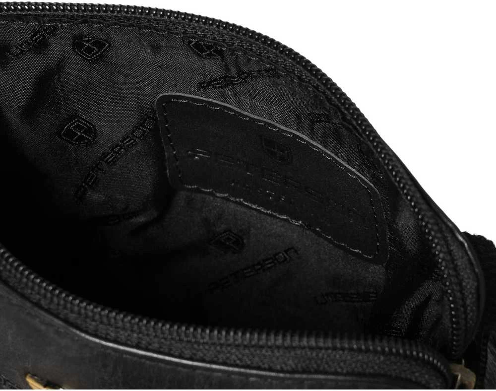 Maža vyriška odinė crossbody rankinė Peterson, ruda AX22