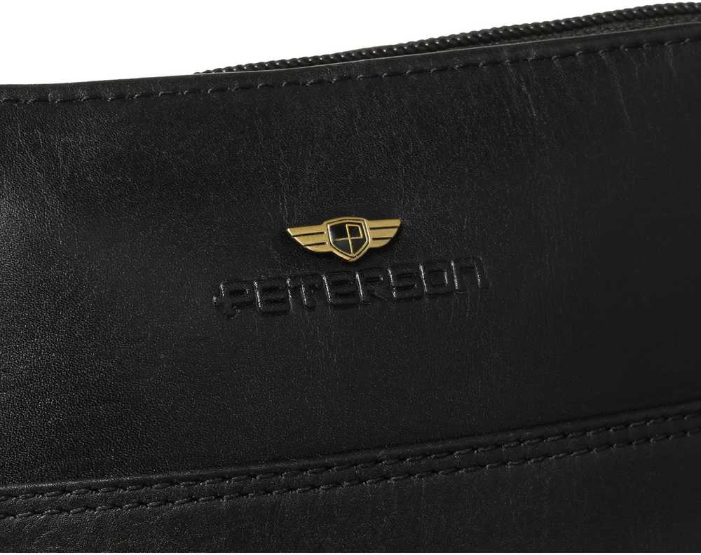 Maža vyriška odinė crossbody rankinė Peterson, ruda AX22