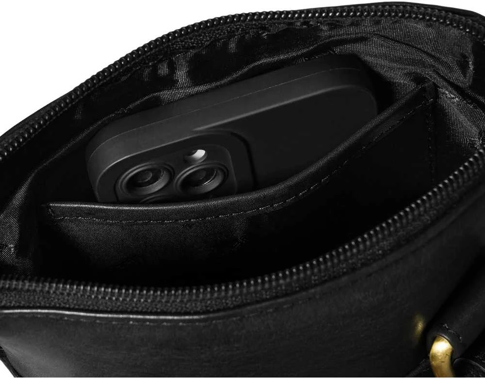 Maža vyriška odinė crossbody rankinė Peterson, ruda AX22