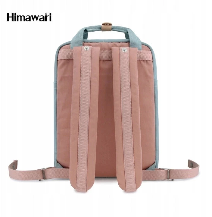 Himawari 188L-1 14 colių nešiojamojo kompiuterio kuprinė (rožinė-mėlyna)