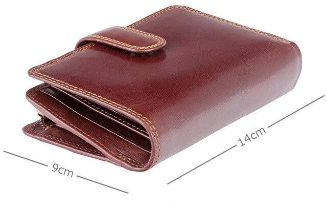 Moteriška odinė piniginė Visconti MZ11 Brown, ruda