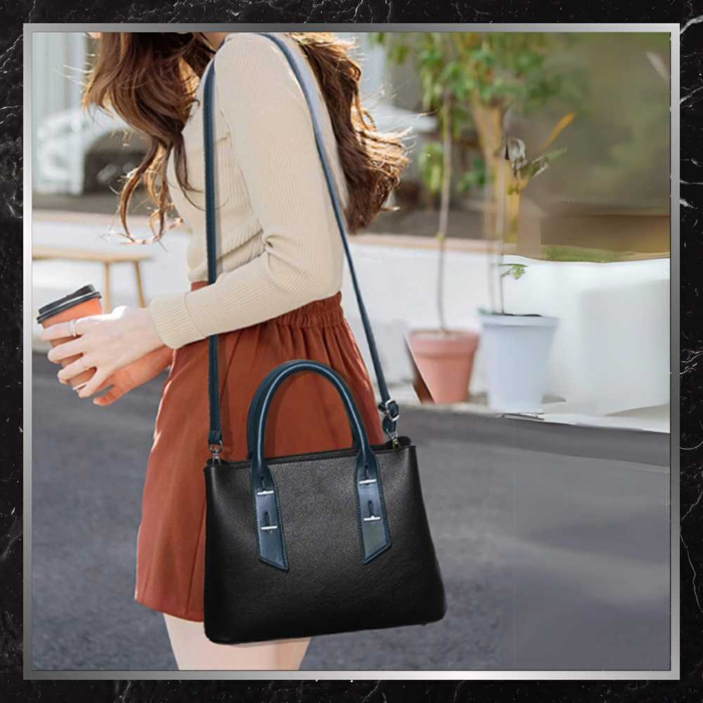Moteriška odinė rankinė BAD&BAGS, juoda