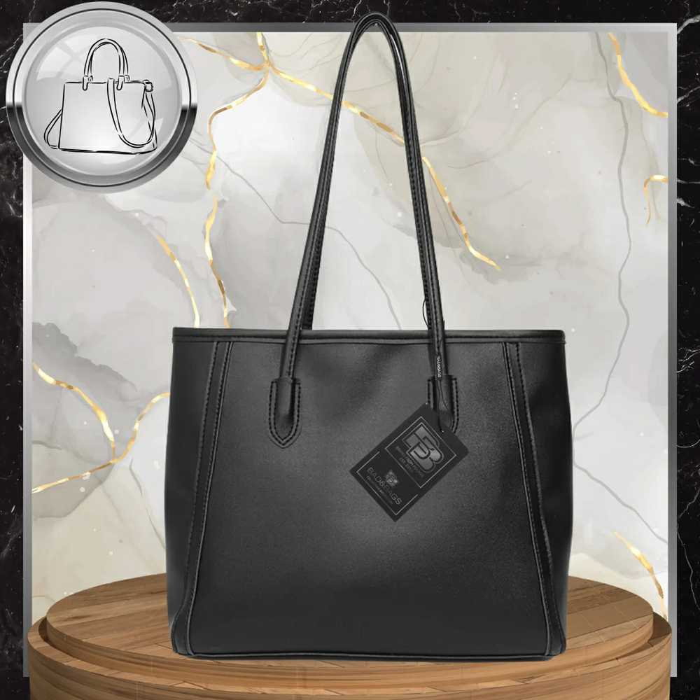 Moteriška odinė rankinė BAD&BAGS, juoda