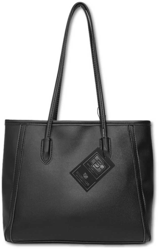 Moteriška odinė rankinė BAD&BAGS, juoda