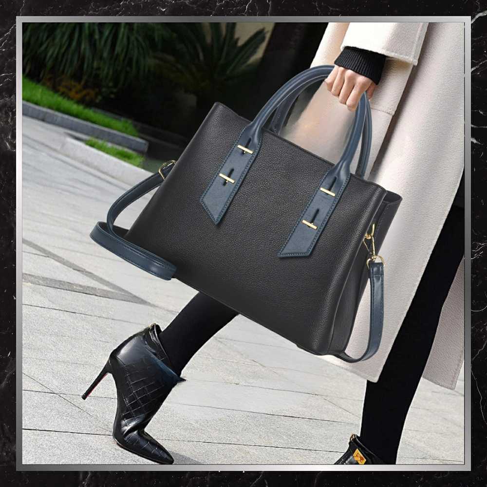 Moteriška odinė rankinė BAD&BAGS, juoda