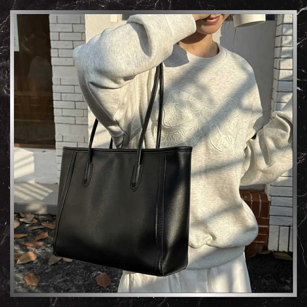Moteriška odinė rankinė BAD&BAGS, juoda