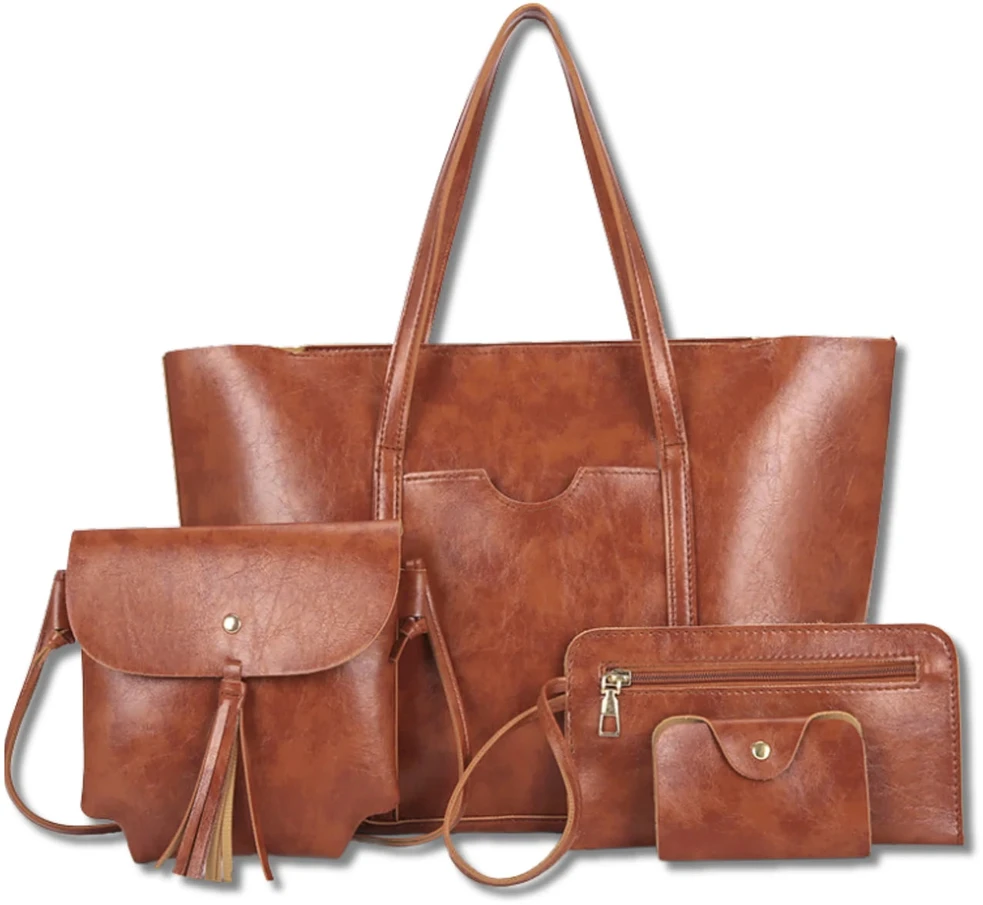 Moteriška odinė rankinė BAD&BAGS, ruda
