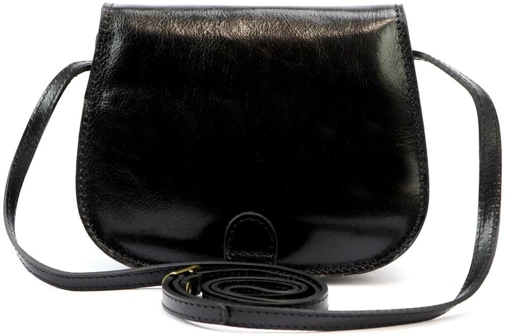 Moteriška odinė rankinė Florence ART. 882, juoda, crossbody