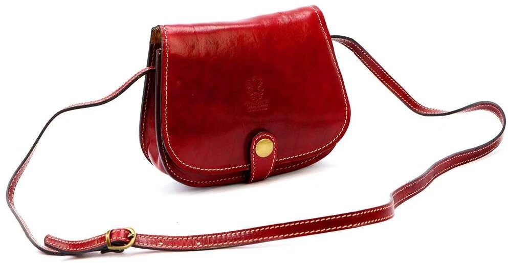 Moteriška odinė rankinė Florence ART. 882, raudona, crossbody