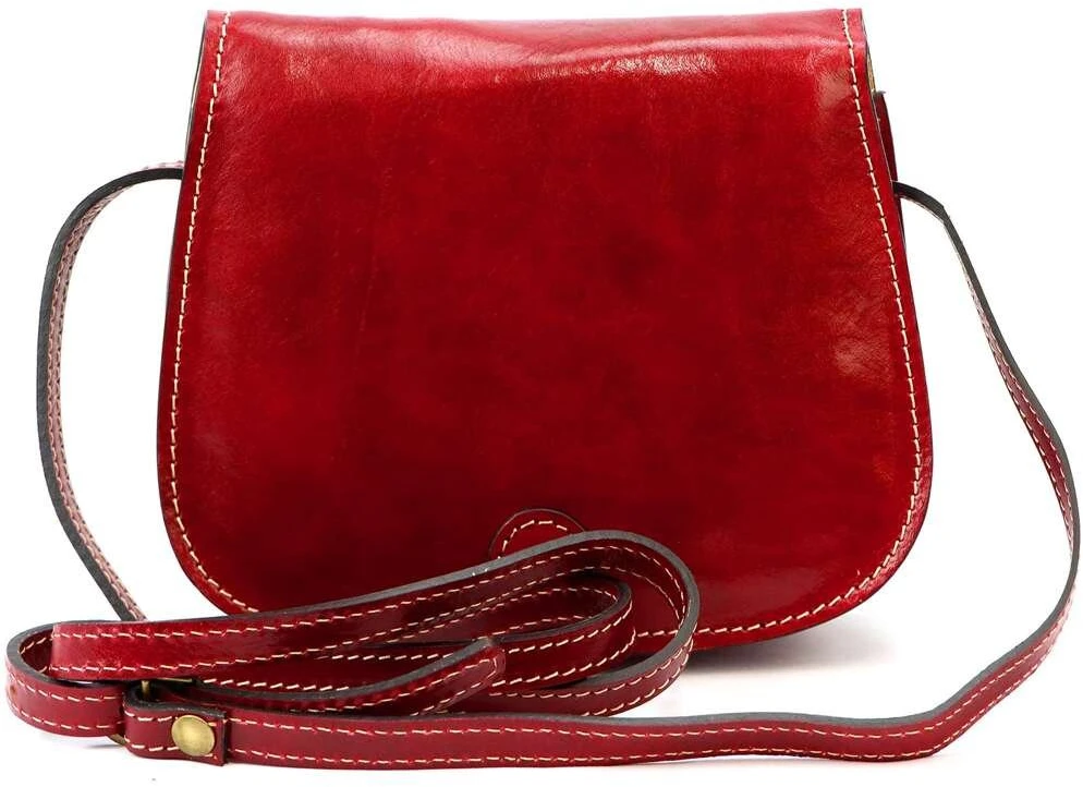 Moteriška odinė rankinė Florence ART. 882, raudona, crossbody