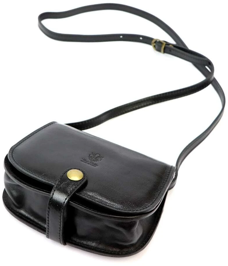 Moteriška odinė rankinė Florence ART. 882, juoda, crossbody