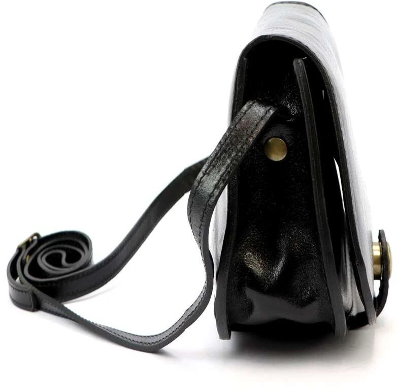 Moteriška odinė rankinė Florence ART. 882, juoda, crossbody