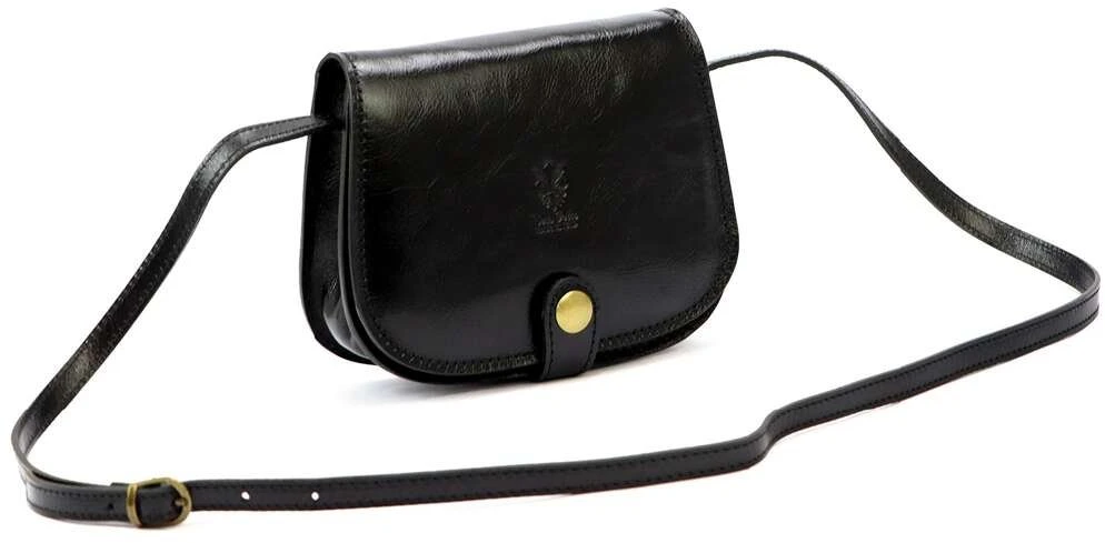 Moteriška odinė rankinė Florence ART. 882, juoda, crossbody