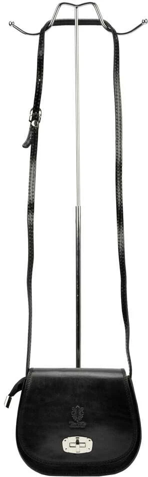 Moteriška odinė rankinė Gregorio 117, juoda, crossbody