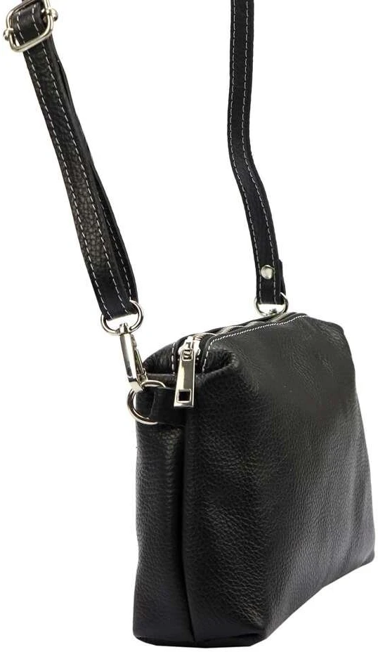 Moteriška odinė rankinė Patrizia 419-051, žalia, crossbody stiliaus
