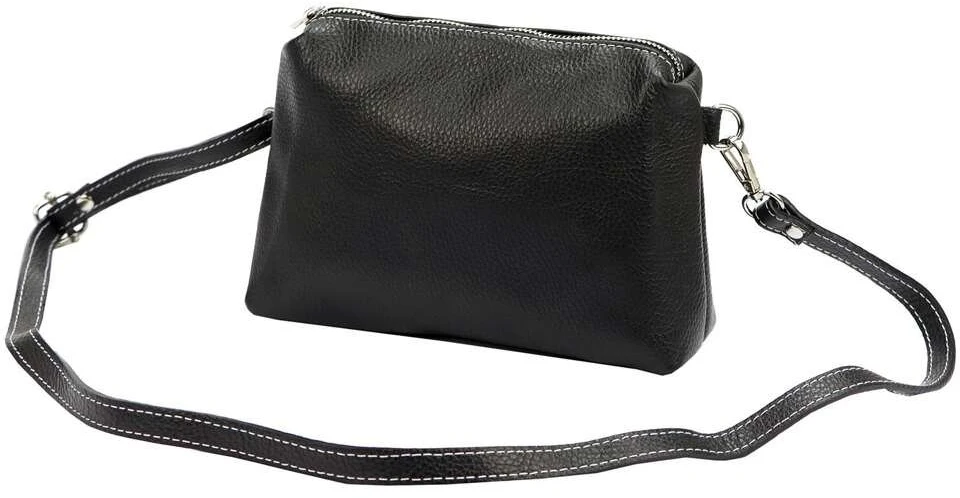 Moteriška odinė rankinė Patrizia 419-051, žalia, crossbody stiliaus