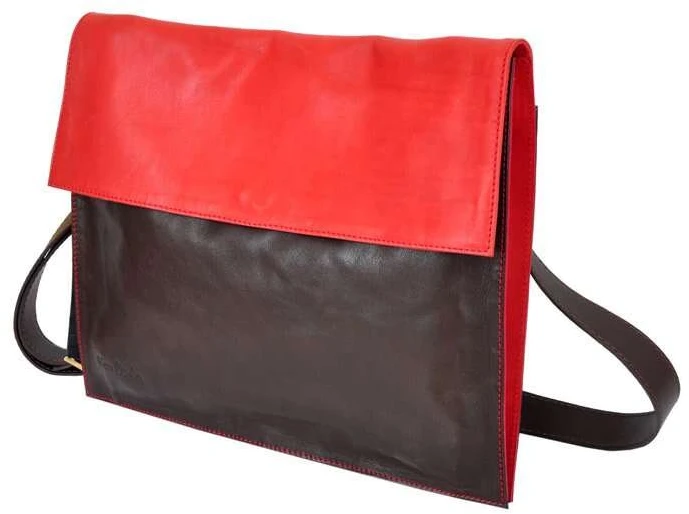 Moteriška odinė rankinė Pierre Cardin 1403, mėlyna/pilka, didelė, telpa A4