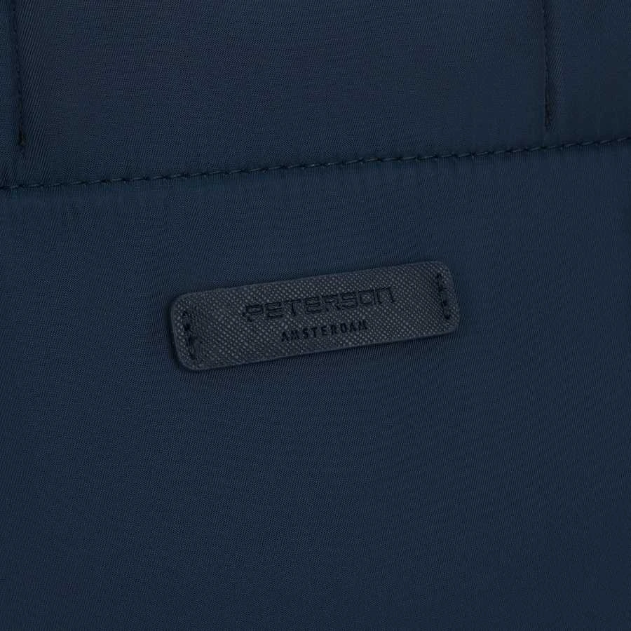 Moteriška „Peterson“ shopper rankinė su magnetiniu užsegimu, tamsiai mėlyna, dirbtinė oda
