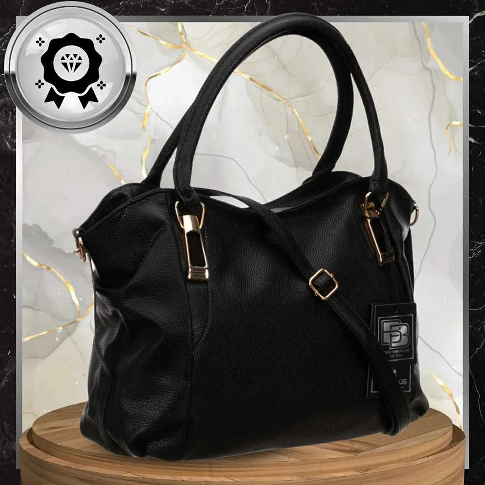 Moteriška rankinė BAD&BAGS, juoda, eko oda
