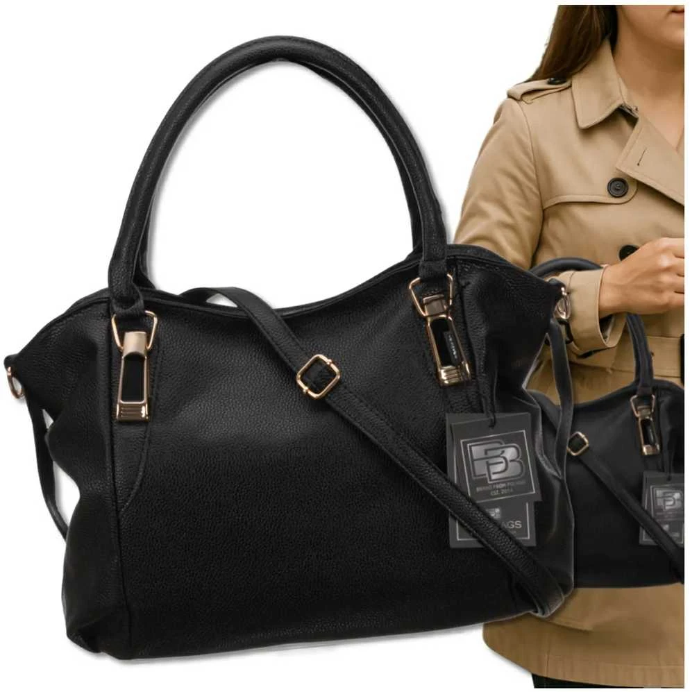 Moteriška rankinė BAD&BAGS, juoda, eko oda