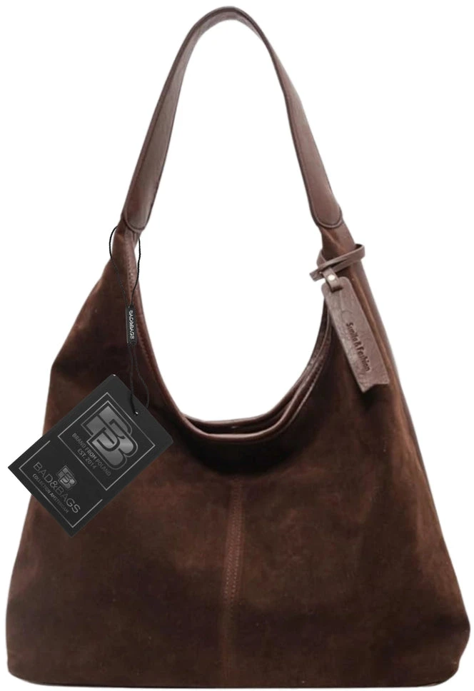 Moteriška rankinė BAD&BAGS, ruda eko oda