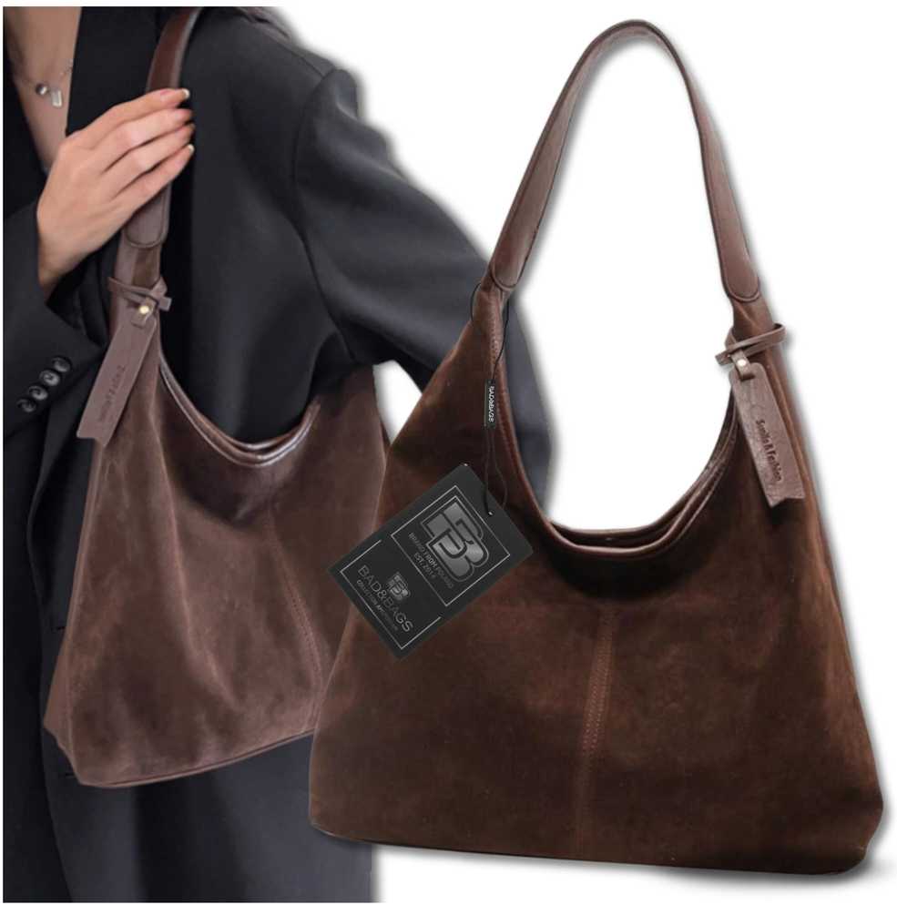 Moteriška rankinė BAD&BAGS, ruda eko oda