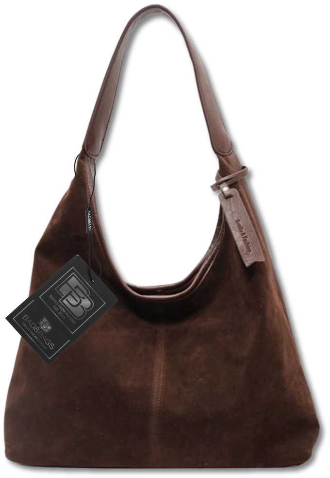 Moteriška rankinė BAD&BAGS, ruda eko oda
