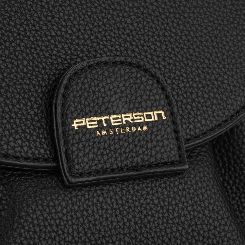 Moteriška rankinė per petį Peterson, juoda AX30