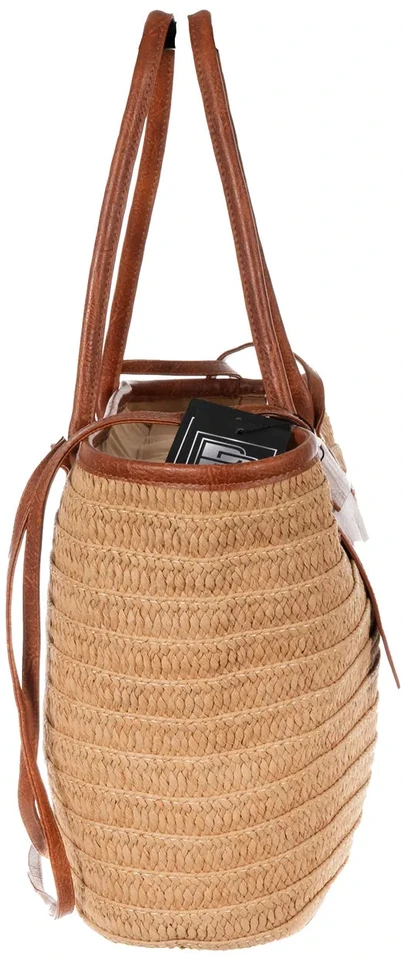 Moteriška šiaudinė rankinė BAD&BAGS, didelė