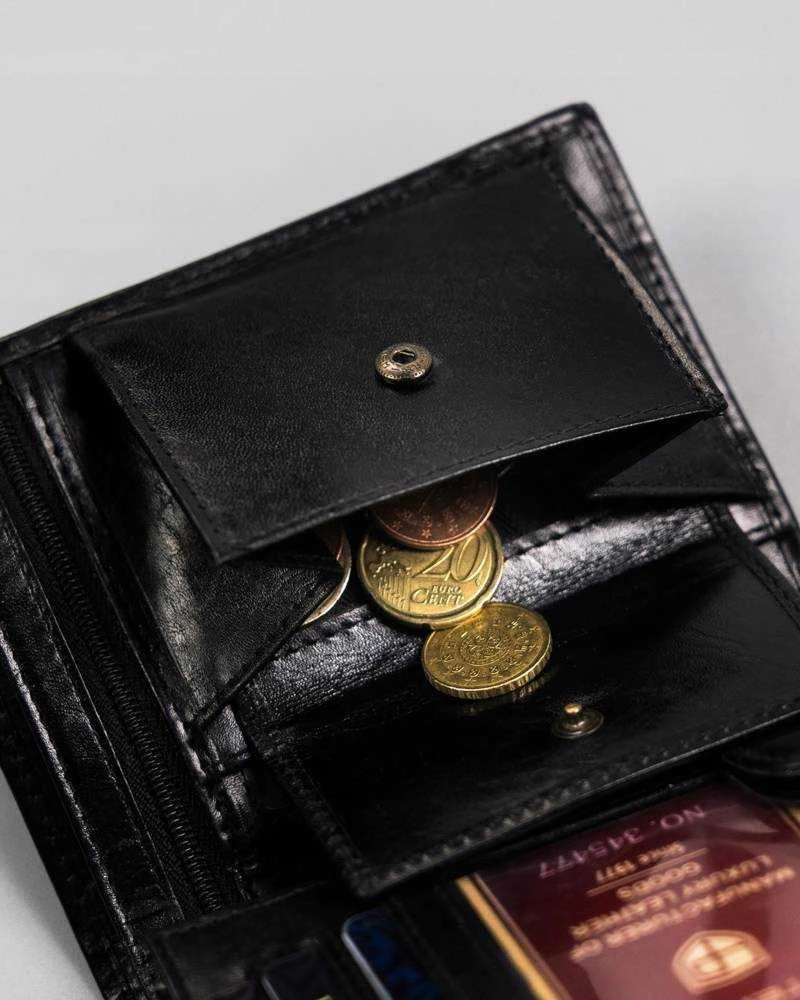 Natūralios odos piniginė vyrams Peterson PT208